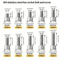 din 912 stainless steel hexagon socket bolt