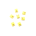 2.54 conector de tapa de cortocircuito amarillo