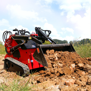 Skid Steer carregador pequeno pneus sólidos flexíveis