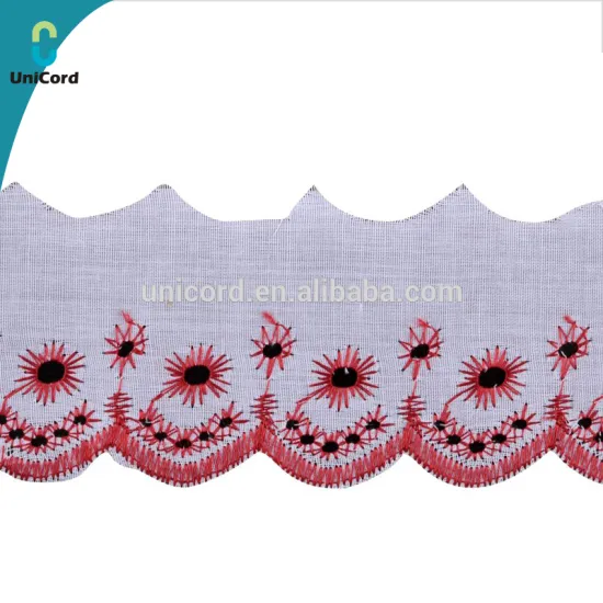 High quality cotton embroidery lace