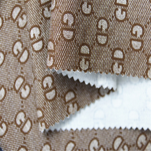 Printed Cotton Canvas With Dyed Background