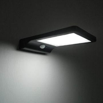 Solar-Powered PIR Motion Sensor Wall Light - Outdoor Garden LED Solar Lamp