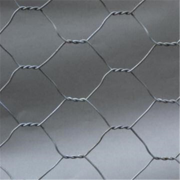 Orifícios de malha hexagonal de rede de arame de frango galvanizado