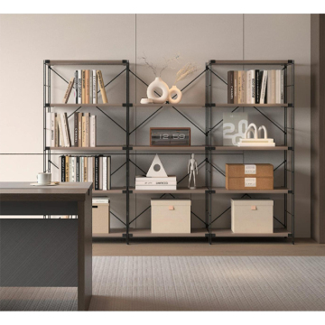 Vintage Industrial Style 4 Tier Bookcase Storage Shelf