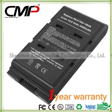 Battery for Toshiba PA3178U 4400mAh Black 10.8V Li-ion