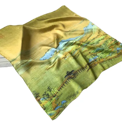 High-End Custom Silk Scarves