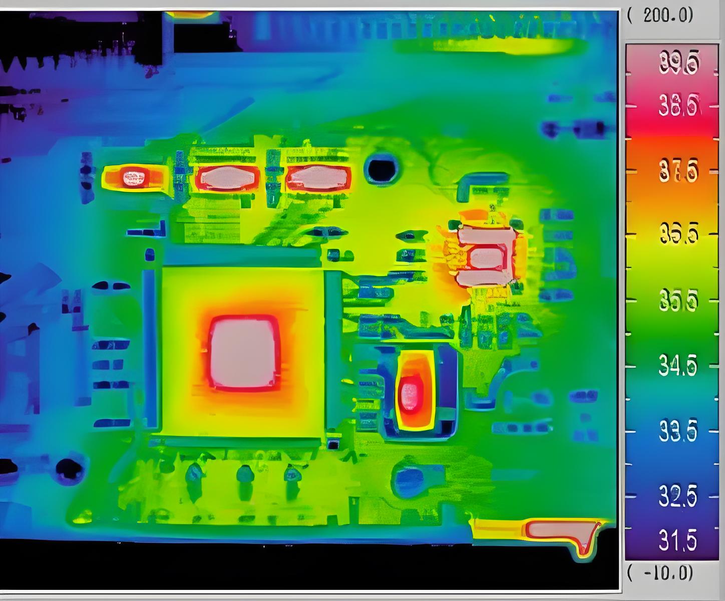 Reka bentuk kecerunan terma di sekitar MOSFET dengan tuangkan tembaga yang dinilai Thermal gradient design around MOSFET with graded copper pour