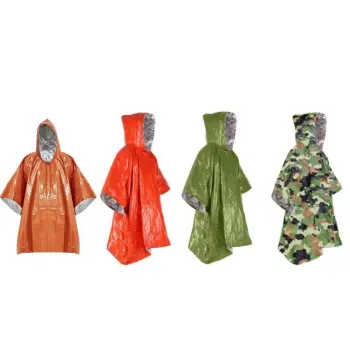 Emergency Survival Rain Poncho: A Multi-Functional Outdoor Accessory for First Aid and Warmth