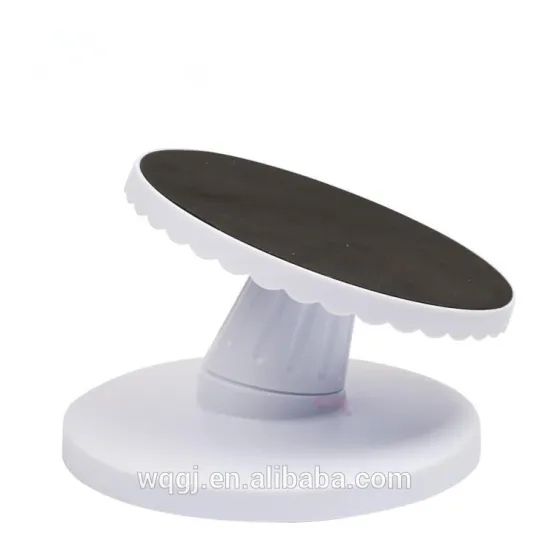 11"Cake Stand Tited Fondant Cake Decorating Turntable Tray Wheel Revolving Turntable