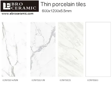 600x1200mm thin lamina porcelain tiles