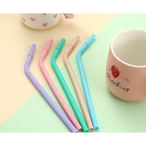 Reusable Silicone Straws Kids Drinking Straws