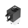 Válvula solenoide resistente química compacta