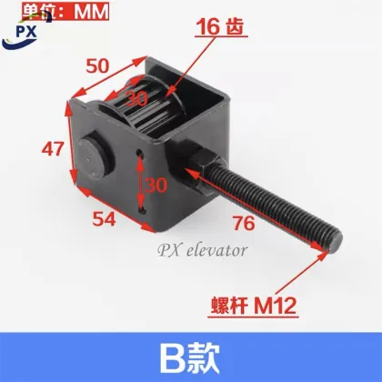 Hitachi Elevator Door Machine Pulley Assembly - Synchronous Driven Pulley Bracket and Door Roller Device