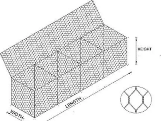 Galvanized welding gabion mesh wall