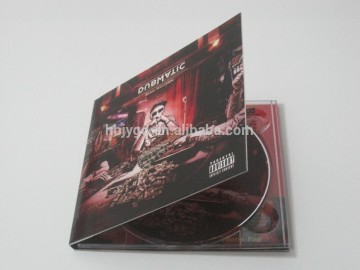 CD Digipak, 750gsm cardbpard paper, 4 panels ,Glossy Lamination ,Shrink wrapping