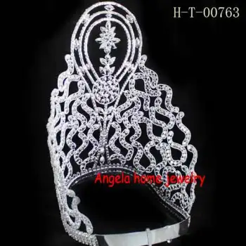 Wholesale pageant tiara,tall tiara,cheap crown