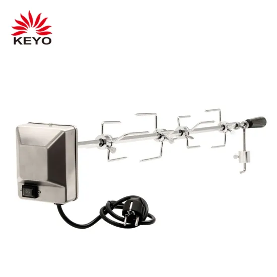 Bbq Stainless Steel Motor Electric Barbecue Universal Skewer Rotating Rotisserie For Grill