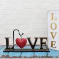 Wood Love Sign Freestanding Letters Cutout