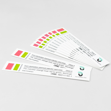 Medizinische Formaldehydsterilisationsindikatorstreifen und Papierkarten: Überwachungsausrüstung Hygiene