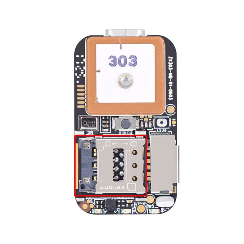 Super Mini Size GPS Tracker GSM AGPS Wifi LBS Locator Free Web APP Tracking Voice Recorder ZX303 PCBA Inside U1JF