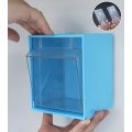 Caixas transparentes empilháveis