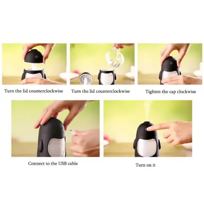 150ml Aromatherapy Ultrasonic Aroma Cool Diffuser Humidifier