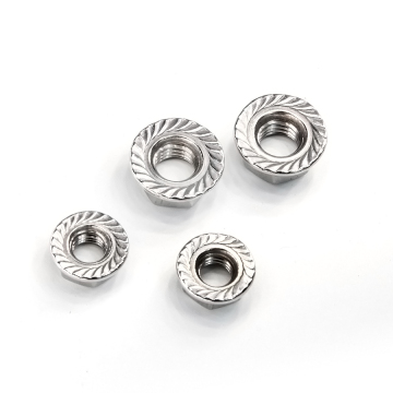 Stainless Steel Hex Serrated Flange Nuts