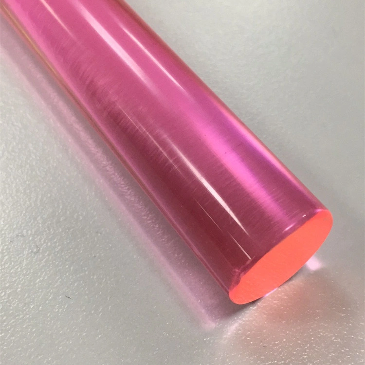 Metacrilato de gran diámetro de color claro Opal Mate de fundición de  plástico extruido en tubo de Acrilico PMMA Producto de la varilla de  tamaños de producción china de corte - China