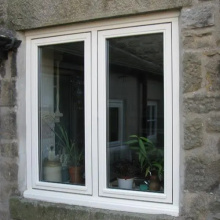 Secure Aluminum Casement Windows with Tempered Glass