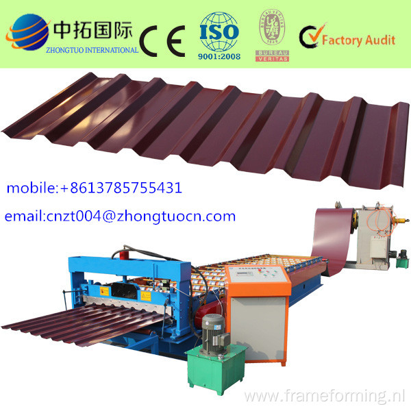 high speed steel tile forming machine