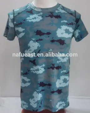 Tactical Tshirt, Sublimation men fit shirt Camouflage no minumum quantity,
