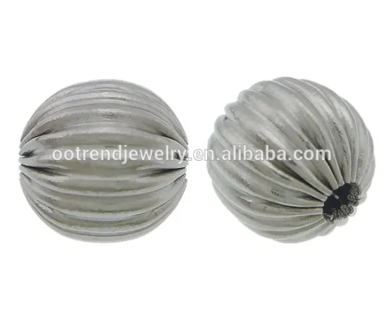 Dark vintage stones beads with through hole for jewelry making