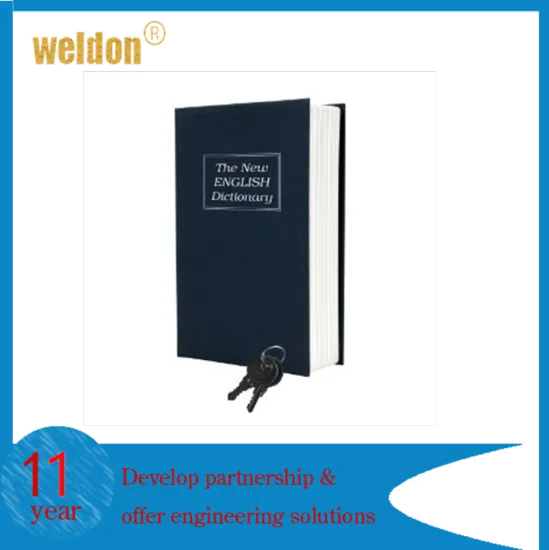 WELDON clamshell book safe private lock packaging boxes