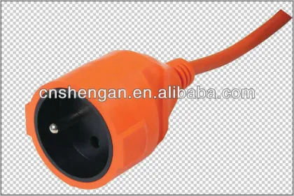 Power plug /male power cord plug/extension cord (VDE certification)