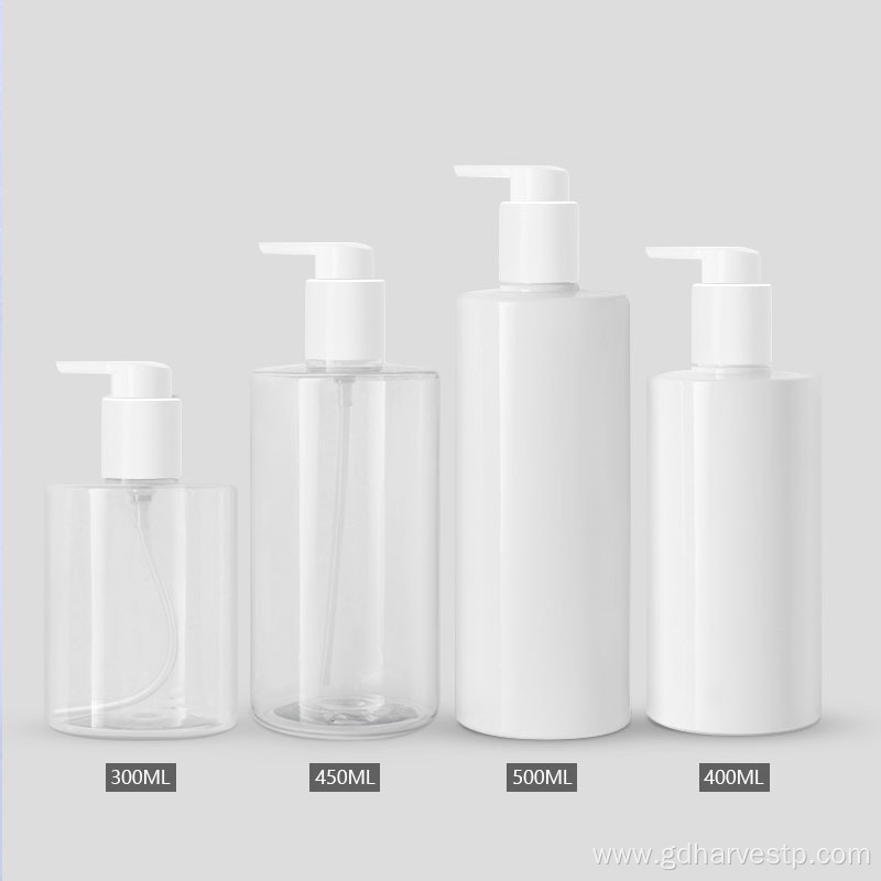 300ml 400ml 450ml 500ml Plastic Body Lotion Bottles