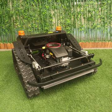 radio controlled track grass cutter made by Vigorun Tech, Vigorun remote control caterpillar lawn mower robot for sale