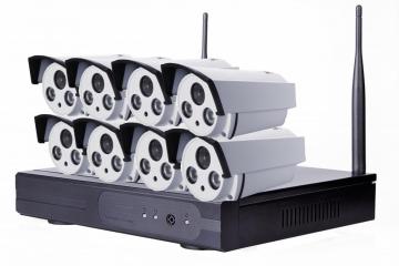 720p 8CH Outdoor Waterproof P2P IP Camera NVR Kit