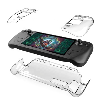 Crystal Case Protective Hard Plastic Clear Cover Shell Protector for Steam Deck