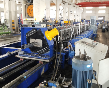 Baris Mesin Roll Forming Kolom Racking