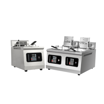 Commercial Electric Oil Fryer with Automatic Lift and Temperature Control