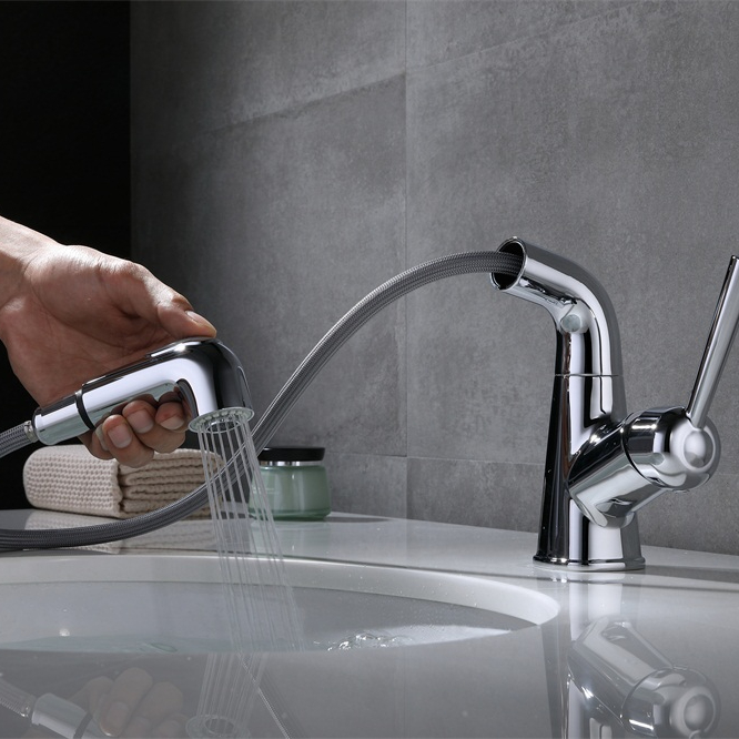 Pull Out Basin Faucet