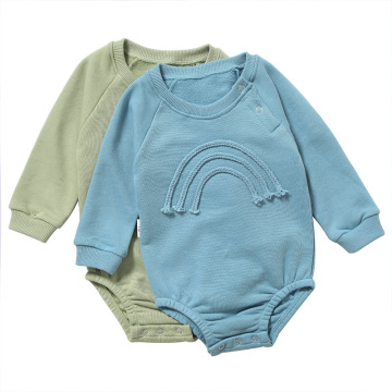 Baby Spring Long Rleeve Waffle One Piece