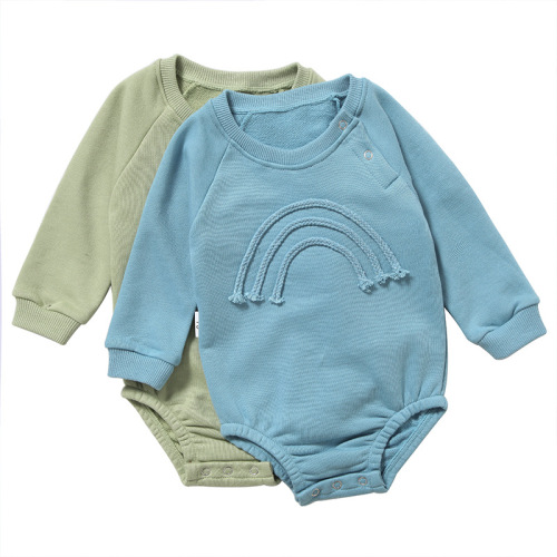 Baby Spring Long Sleeve Waffle One Piece