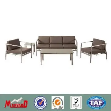 Outdoor Furniture White Polywood Sofa-MYD-NM05026