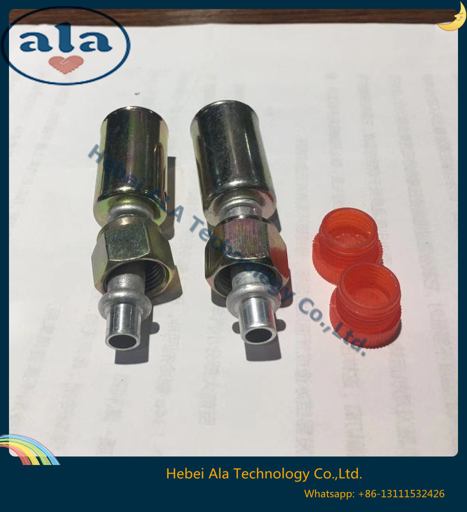 Al Joint With Iron Jacket Female O Ring Air Conditioning Fitting Straight 4 Al Joint With Iron Jacket Female O Ring Air Conditioning Fitting Straight 4