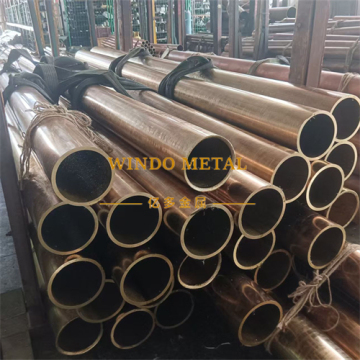 Corrosion-resistant large brass tubing for chemical plants