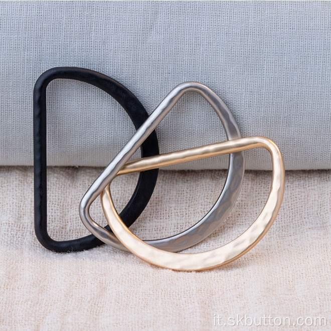 Cinturini in metallo D-ring fibbie