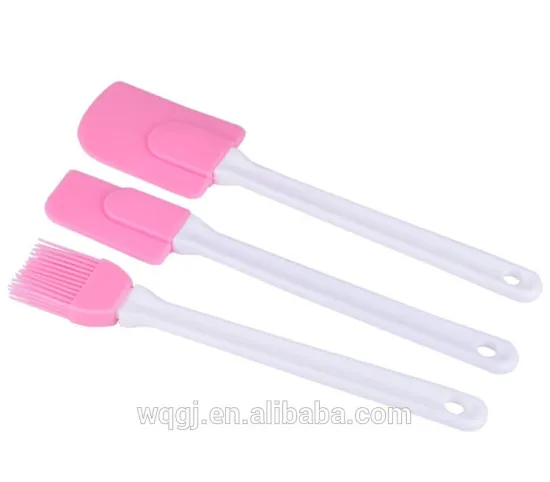 3 Pieces Silicone Spatula Silicone BBQ Pastry Brush Set