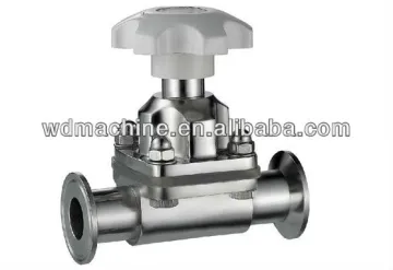 Hygienic diaphragm valve