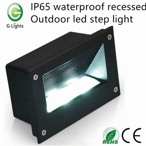 IP65 impermeable empotrado al aire libre led paso luz